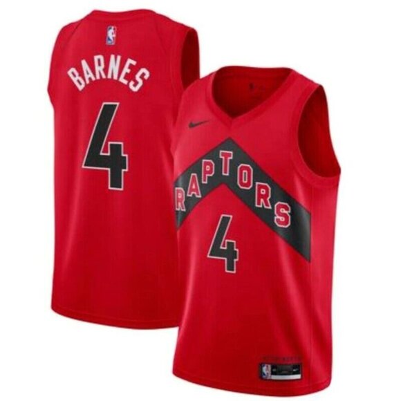 Nike Toronto Raptors Scottie Barnes #4 Icon Edition Swingman Jersey Mens L 48 - Picture 1 of 9